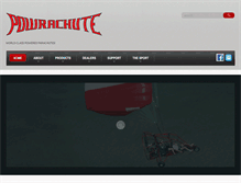 Tablet Screenshot of powrachute.com